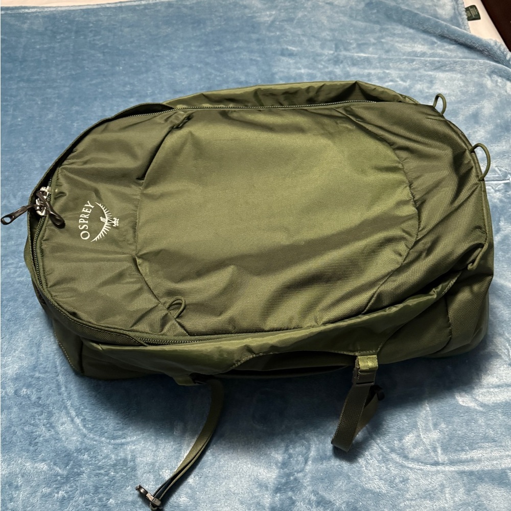 Osprey Green Backpack Durable Modern Design